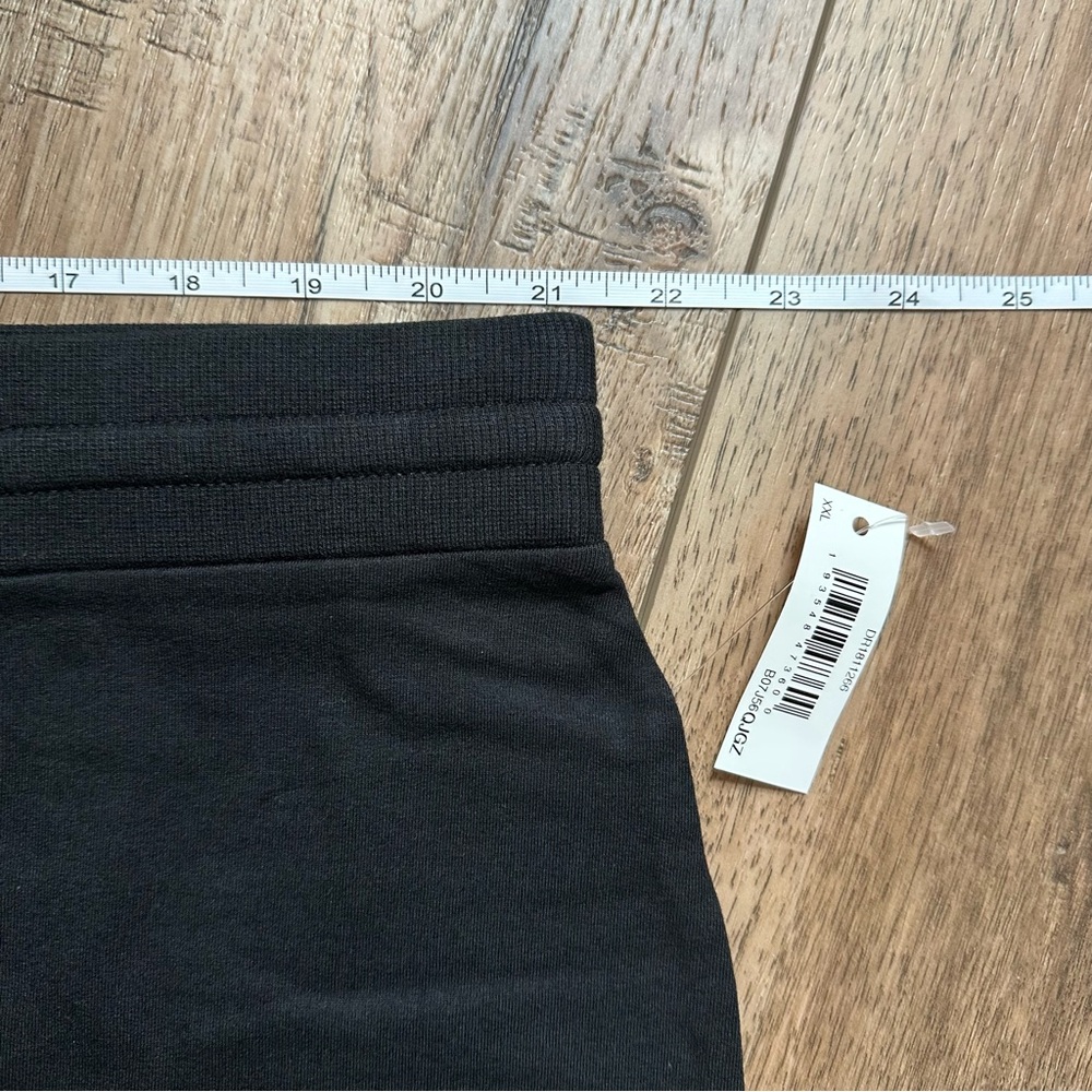 NWT! Daily Ritual Skirt, Sweatshirt, Black, Drawstring, Modal Blend, XXL - Picture 10 of 10